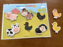 Load image into Gallery viewer, Laminated Busy Book Activity Pages, Toddler Learning Binder (4 PAGES - PACK 4)