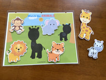 Load image into Gallery viewer, Laminated Busy Book Activity Pages, Toddler Learning Binder (4 PAGES - PACK 4)