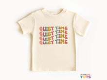 Load image into Gallery viewer, "Quiet Time" Graphic T-shirt for Toddlers