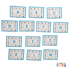 Load image into Gallery viewer, Alphabet Match and Clip Cards