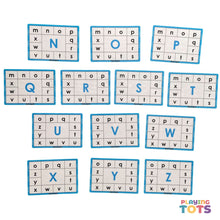 Load image into Gallery viewer, Alphabet Match and Clip Cards