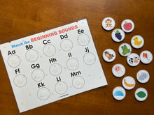 Load image into Gallery viewer, Beginning Sounds Matching Activity