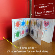 Load image into Gallery viewer, Toddler Mini Busy Book VOL8, Learning Binder, Bilingual Spanish