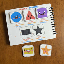 Load image into Gallery viewer, Toddler Mini Busy Book VOL8, Learning Binder, Bilingual Spanish