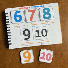 Load image into Gallery viewer, Toddler Mini Busy Book VOL8, Learning Binder, Bilingual Spanish