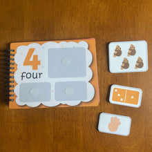 Load image into Gallery viewer, Toddler Mini Busy Book VOL6, Learning Binder, Quiet Book, Counting Practice