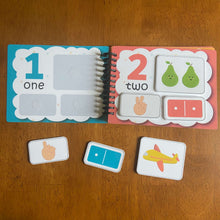 Load image into Gallery viewer, Toddler Mini Busy Book VOL6, Learning Binder, Quiet Book, Counting Practice