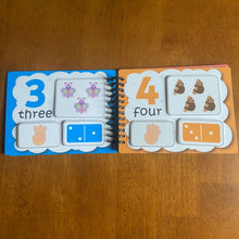 Load image into Gallery viewer, Toddler Mini Busy Book VOL6, Learning Binder, Quiet Book, Counting Practice