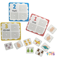 Load image into Gallery viewer, Counting Practice, Learn to count, Preschool Math, Count and Match, Montessori Math