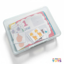 Load image into Gallery viewer, Counting Practice, Learn to count, Preschool Math, Count and Match, Montessori Math