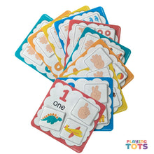 Load image into Gallery viewer, Counting Practice, Learn to count, Preschool Math, Count and Match, Montessori Math