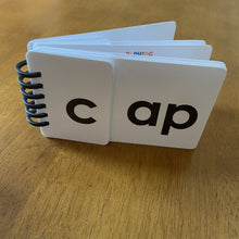 Load image into Gallery viewer, Words Flip Book, CVC Rhyming words, Word Families
