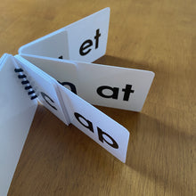 Load image into Gallery viewer, Words Flip Book, CVC Rhyming words, Word Families