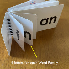 Load image into Gallery viewer, Words Flip Book, CVC Rhyming words, Word Families