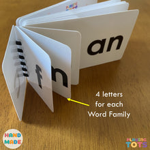 Load image into Gallery viewer, Words Flip Book, CVC Rhyming words, Word Families