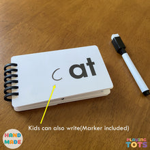 Load image into Gallery viewer, Words Flip Book, CVC Rhyming words, Word Families