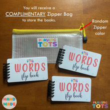 Load image into Gallery viewer, Words Flip Book, CVC Rhyming words, Word Families