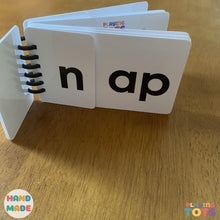 Load image into Gallery viewer, Words Flip Book, CVC Rhyming words, Word Families