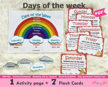 Load image into Gallery viewer, Days of the Week Activity