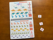 Load image into Gallery viewer, dinosaur busy book