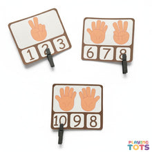 Load image into Gallery viewer, Fingers Counting and Clip Cards