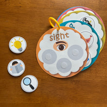 Load image into Gallery viewer, Five Senses Sorting Activity, Learn 5 Senses, Toddlers Learning, Preschool Activities