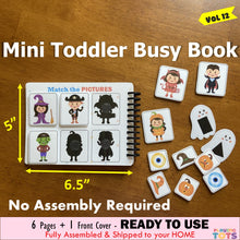Load image into Gallery viewer, Toddler Mini Busy Book VOL12, Learning Binder