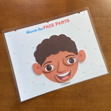 Load image into Gallery viewer, Face Parts Matching Activity, Boys and Girls, Toddler Busy Book