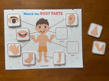 Load image into Gallery viewer, Laminated Busy Book Activity Pages, Toddler Learning Binder (6 PAGES - PACK 3)