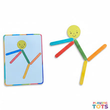Load image into Gallery viewer, Popsicle Sticks Activity Cards, Busy Bags, Toddlers and Preschoolers, Montessori