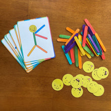 Load image into Gallery viewer, Popsicle Sticks Activity Cards, Busy Bags, Toddlers and Preschoolers, Montessori