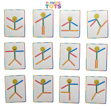 Load image into Gallery viewer, Popsicle Sticks Activity Cards, Busy Bags, Toddlers and Preschoolers, Montessori