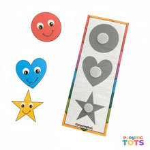 Load image into Gallery viewer, 2D Shapes Silhouette/ Shadow Matching Activity, Independent Work Tasks, Early Childhood and Special Education, Preschool and PreK