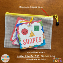 Load image into Gallery viewer, Shapes Sorting Activity, Learn Shapes, Toddlers Learning, Preschool Activities