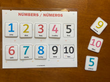 Load image into Gallery viewer, Bilingual Spanish Busy Book Pages