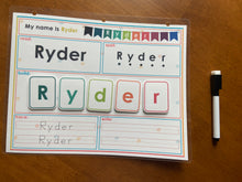 Load image into Gallery viewer, Name Spelling Practice and Birthday Activity Pages