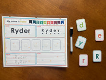 Load image into Gallery viewer, Name Spelling Practice and Birthday Activity Pages