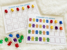 Load image into Gallery viewer, Bear Counters Learning Mats