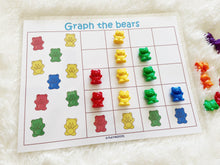 Load image into Gallery viewer, Bear Counters Learning Mats
