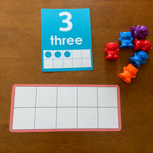 Load image into Gallery viewer, Ten Frame Cards, Numbers 1 - 20