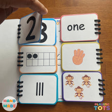 Load image into Gallery viewer, Numbers Flip Book and Ten Frames Counting Activity