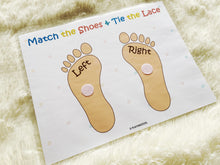 Load image into Gallery viewer, Tie shoe laces Activity