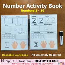 Load image into Gallery viewer, Number Activity Book, Workbook