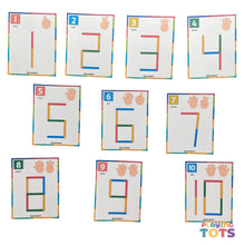 Load image into Gallery viewer, Popsicle Sticks Numbers Activity, Busy Bags, Toddlers and Preschoolers, Montessori