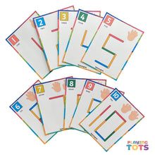 Load image into Gallery viewer, Popsicle Sticks Numbers Activity, Busy Bags, Toddlers and Preschoolers, Montessori
