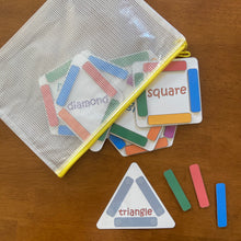 Load image into Gallery viewer, Shapes Activity, Busy Bags, Toddlers and Preschoolers, Montessori