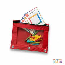 Load image into Gallery viewer, Popsicle Sticks Shapes Activity, Busy Bags, Toddlers and Preschoolers, MontessorI