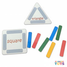 Load image into Gallery viewer, Shapes Activity, Busy Bags, Toddlers and Preschoolers, Montessori