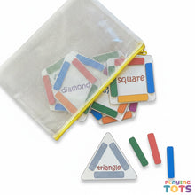 Load image into Gallery viewer, Shapes Activity, Busy Bags, Toddlers and Preschoolers, Montessori