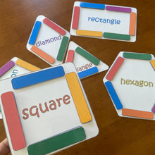 Load image into Gallery viewer, Shapes Activity, Busy Bags, Toddlers and Preschoolers, Montessori